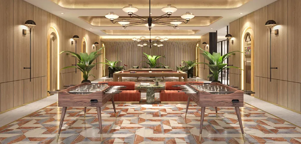 Amenities lounge